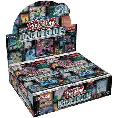 Yugioh - Maze Of Memories - New & Sealed Booster Box Taken From 2  Sealed Cases! • £45.95