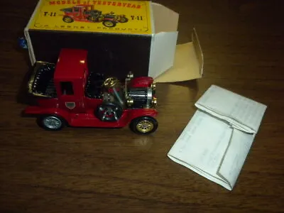 PACKARD LANDAULET 1912 Y-11 - MATCHBOX CAR With BOX - 1984 LESNEY ENGLAND • $21.68