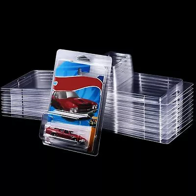 12Pack Clear Protector Case Plastic Display For Hot Wheels & Matchbox Basic Cars • $19.99