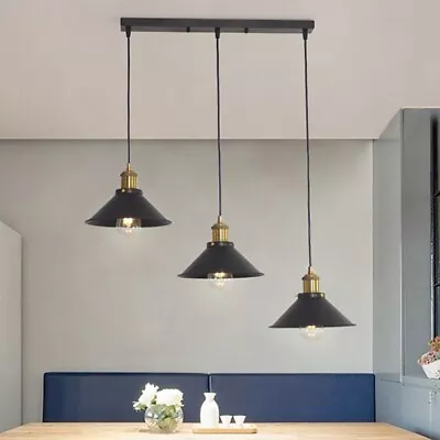 Vintage Chandelier Retro Ceiling Lights Industrial Pendant Light Kitchen Lights • £28.93