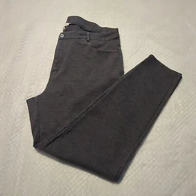Michael Kors Pants Leggings Gray Stretch Spandex Comfort Plus Size 16W • $17.90