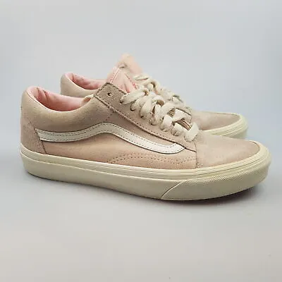 Women's VANS 'Suede Low' Sz 8 US Shoes Pink VGCon Leather | 3+ Extra 10% Off • $34.99