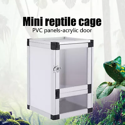 $27.99 • Buy Air Cage Small Habitat Mini Reptile Cage Perfect For Frogs, Lizards, Chameleons