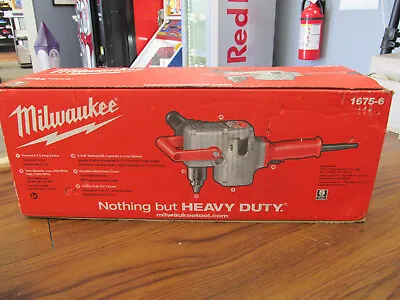Milwaukee Hole Hawg 1/2” Drill Corded 1675-6 NWE (IX) #46140 • $225