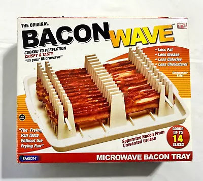 The Original Bacon Wave Microwave Bacon Tray As Seen On TV           O1 • $9.95