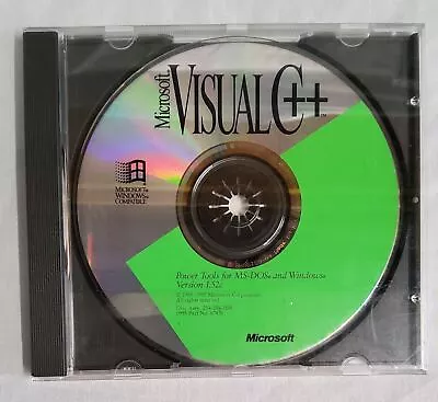 Microsoft Visual C++ Power Tools For MS-DOS And Windows Version 1.52c CD.SW156-1 • £34.52