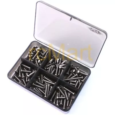 Yeah Racing Titanium Screw Assorted Set With FREE Mini Box For Tamiya TT01E • £13.60