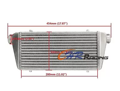 Front Mount Aluminum Intercooler 280x290x76mm Inlet/Outlet 76mm 3  • $76