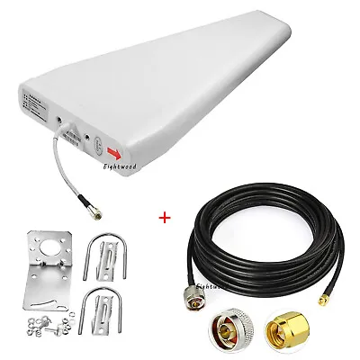 YAGI DIRECTIONAL ANTENNA KIT 3G 4G LTE SIGNAL BOOSTER With 25ft Cable Bracket • $46.99