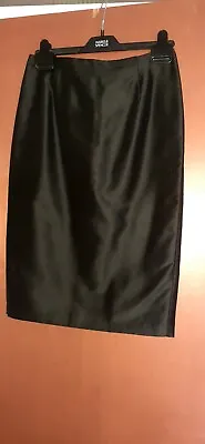 £53.99 • Buy Gorgeous Black 100% Silk Pencil Skirt By Renato Nucci Size 8