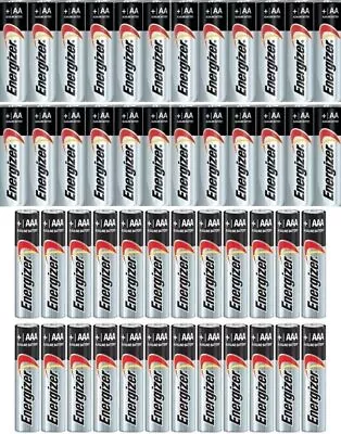 Combo 24x AA + 24x AAA Energizer Max Alkaline E91/E92 Batteries Made In USA... • $29.39