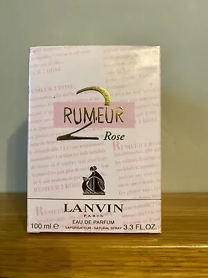 LANVIN RUMEUR 2 ROSE Eau De Parfum 100ml EDP Spray - Brand New • £26.99