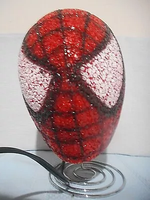 Collectible Marvel Spider Man Eva Table Lamp Night Light Bobble Head Tested-work • $12.99