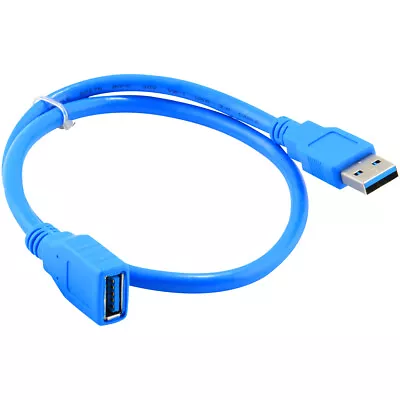 1ft USB 3.0 Extension Cable Type A Male To Female Extender Data Cord 30cm • $3.29