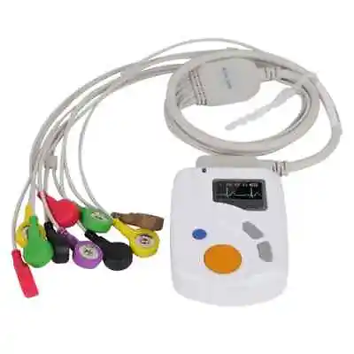 CONTEC 12 Channel 48h Holter ECG System Monitor Recorder Pacemaker + PC Software • £445