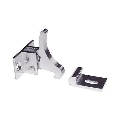 Extra Heavy Duty Elbow Latch Cabinet Door / Window Catch - Nickel With Screws • $9.60