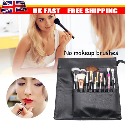20 Pockets Artist Professional Makeup Brush Bag Pouch Strap Belt Apron Tool Case • £13.89