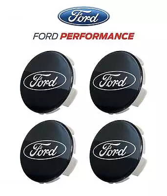 2015-2023 F-150 Truck Genuine Ford FL3Z-1130-L Black Wheel Center Caps Set Of 4 • $34.95