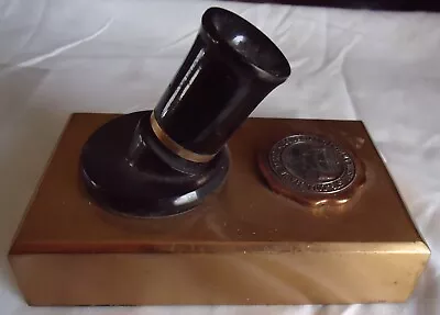 RARE Antique Desk Pen Holder MCDANIEL COLLEGE Westminster AKA Western Maryland • $75