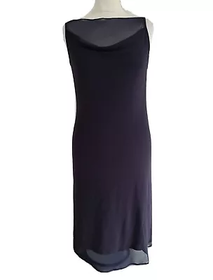 £24.50 • Buy Ronald Joyce 'After Six' Womens Navy Spaghetti Strap Evening Dress. Size UK 10.