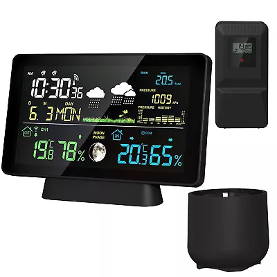 8in1 Wireless Weather Station Outdoor Temperature Humidity With Rain Gauge V7M8 • $43.16