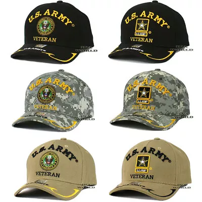 U.S. ARMY VETERAN Hat ARMY STRONG Military Officially Licensed Baseball Cap • $16.85