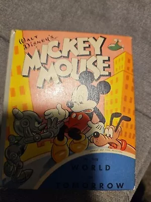 Mickey Mouse In The World Of Tomorrow Walt Disney The Better Little Book ‘46 ‘48 • $25