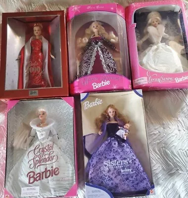 Pick BARBIE 1995 1996 2000 1998 WINTER EVENING Fantasy KRISSY SISTERS Splendor • $30