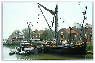 Postcard Sailing Barge Redoubtable At Snape Quay Suffolk • £2.75