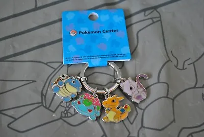 Pokemon Center Charizard Mewtwo Venusaur Blastoise Pokedoll Keychain Charm 2013 • $49.99