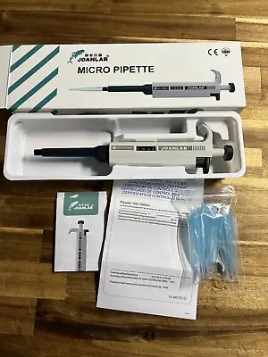 Autoclavable Single Channel Pipette Adjustable Lab Micropipette 100-1000 UL • $22.99