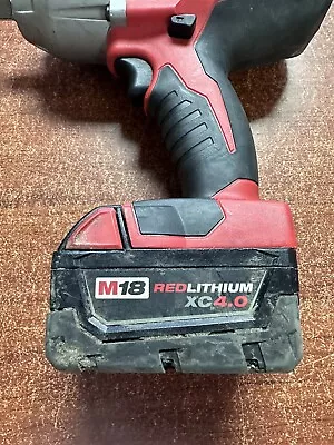 Milwaukee 2663-20 M18 1/2  Cordless Square Ring Impact Wrench & 4.0 Ah Battery  • $109