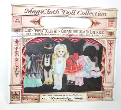 Magicloth Doll Collection Ginny Vogue Doll Co Vintage 1995 Magnetic Paper Dolls • $20