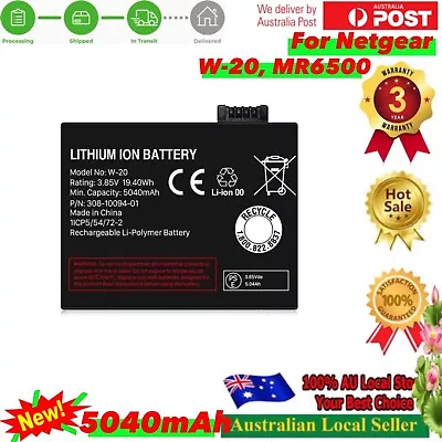Battery For Netgear M6 Pro MR6500 5G Mobile Router Telstra Nighthawk M6 Pro • $31.60