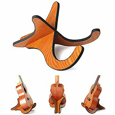 Ukulele Wood Stand Bracket Holder Shelf Mount Ukulele Violin Mandolin Wooden • $13