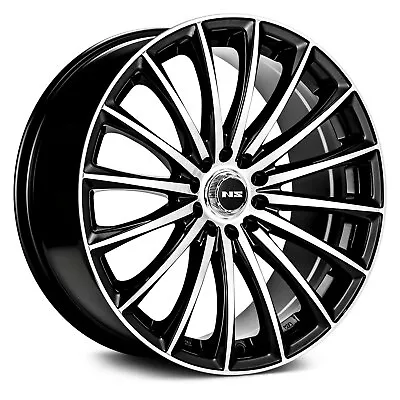 NS Series NS1801 Wheels 18x8 (38 5x112 73.1) Black Rims Set Of 4 • $628