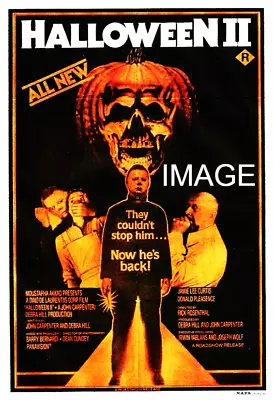 Halloween II 2 Glossy Movie Poster Michael Myers Curtis Pleasance 8.5 X 11 PRINT • $7.95
