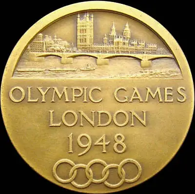 1948 London Olympics 38m Bronze Prototype Medal • £225