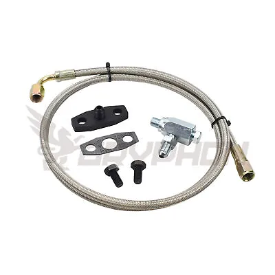 Turbo Oil Feed Line For Toyota Land Cruiser 1FZ Garrett GT37R GT40R GT42R GT45R • $93.78