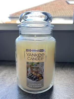 Yankee Candle Large Jar Chocolate Chip Cannoli 22oz 623g • £31.45