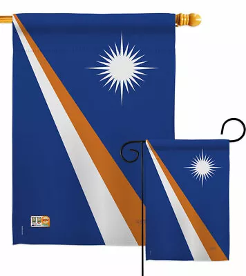 Marshall Islands Garden Flag Nationality Regional Decorative Yard House Banner • $69.95