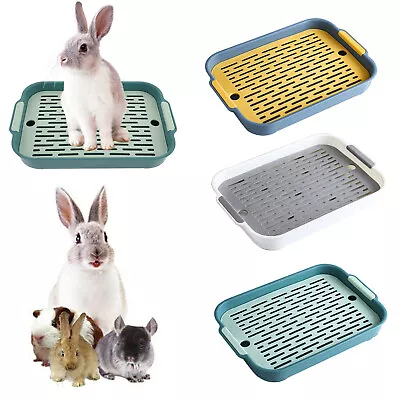 Rectangular Small Animal Litter Toilet Tray Rabbit Hamster Guinea Pig Gerbil • £8.59