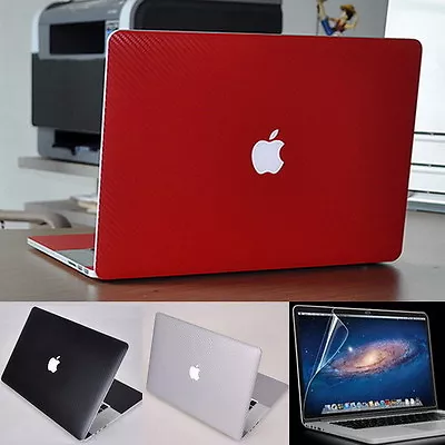 3D Carbon Fiber Skin Sticker Cover Protector For Apple MacBook Pro 15 Touch Bar • $33.48