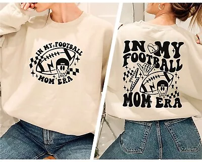 Football Mom Sweatshirt Match Day Hoodie Gift For Mom Mothers Day Crewneck • $26.99