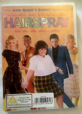 Hairspray DVD 2007 Movie Zac Efron Nikki Blondski John Travolta 2-Disc Edition • £0.99