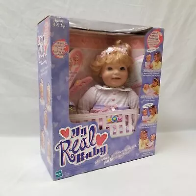 NOS Hasbro My Real Baby Doll Interactive Natural Response Technology NIB NEW • $350