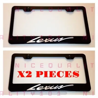 2X Lexus Stainless Steel Metal Finished License Plate Frame Holder • $21