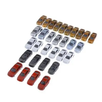 N Gauge 30-Pack 1:150 Scale Painted Model Cars For Train Layout For Parking • £6.46