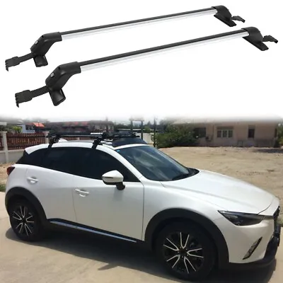 For Mazda 3 Mazda 6 Touring CX-3 Roof Rack Cross Bars Luggage Cargo Carrier Lock • $135.13