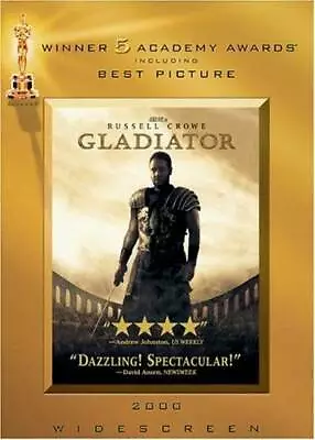 Gladiator (Single-Disc Widescreen Edition) - DVD - VERY GOOD • $4.07